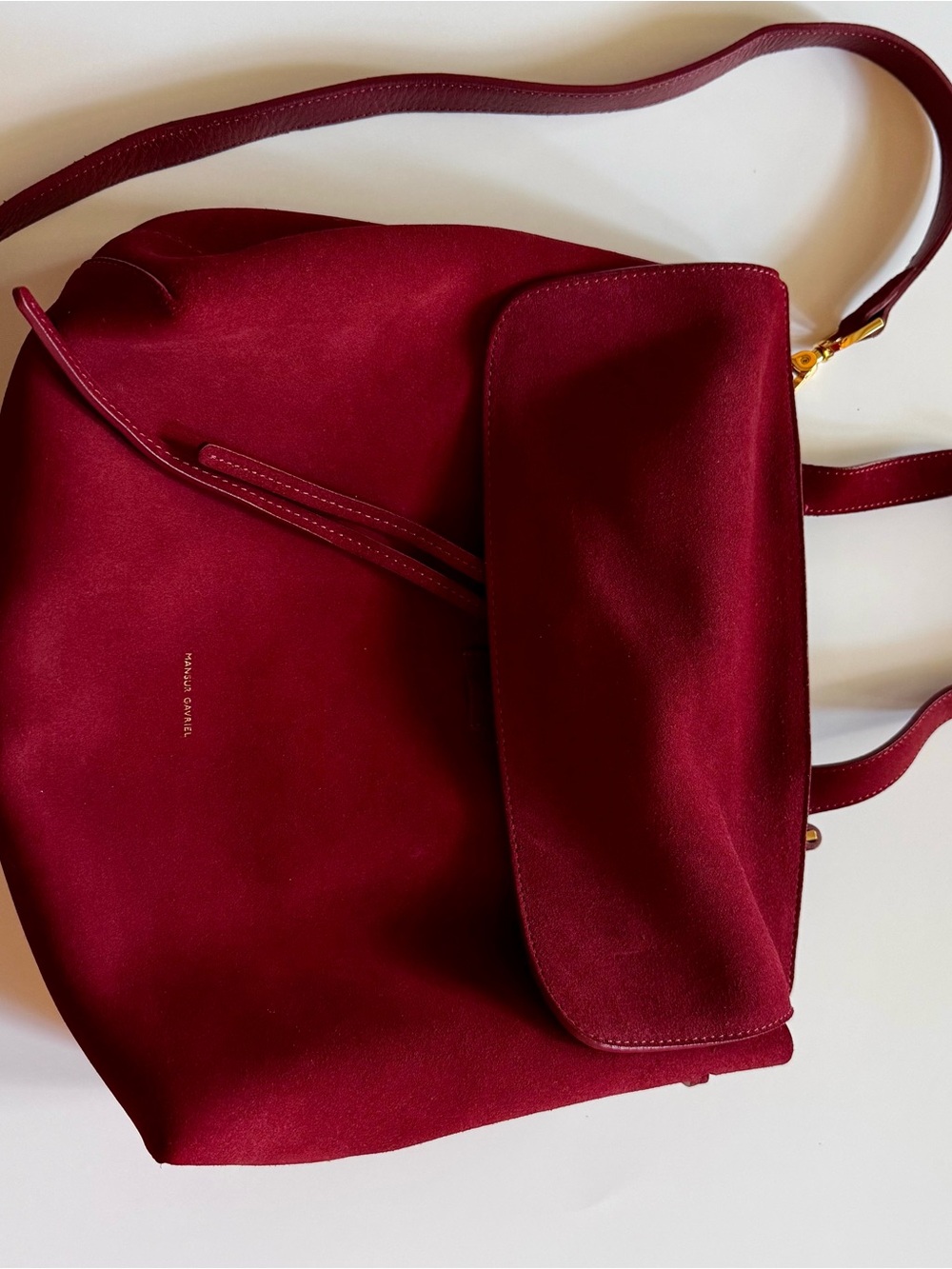 Minimalist Burgundy Shoulder Bag